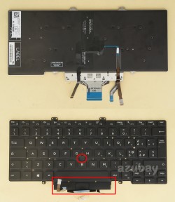Italian IT Tastiera Keyboard for Dell Latitude 5400 5401 (2019 Version) 086JN5 with Pointer, Backlit