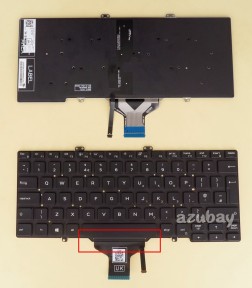 UK GB British Keyboard for Dell Latitude 7400 0V5H1J, Backlit, No Pointer