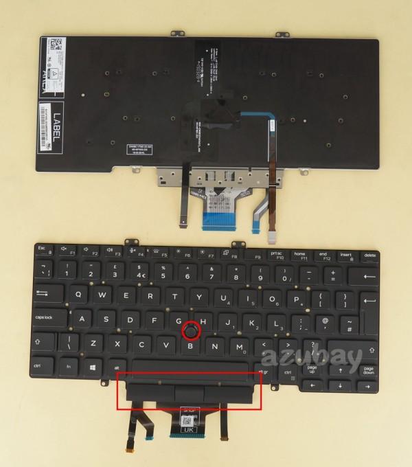 UK GB British Keyboard for Dell Latitude 5400 5401 (2019 Version) 07D2R0 with Pointer, Backlit