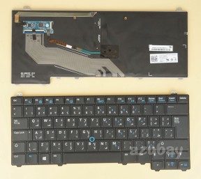 Arabic AR Keyboard for Dell Latitude E5440 0H64XF, Backlit
