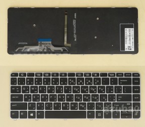 Arabic AR Keyboard For HP Elitebook Folio 1040 G3 818252-171 844423-171 Backlit