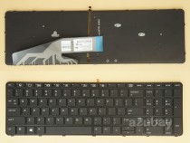 US UI English Keyboard for HP Probook 450 G3, 455 G3, 470 G3, 450 G4 Backlit, With Frame