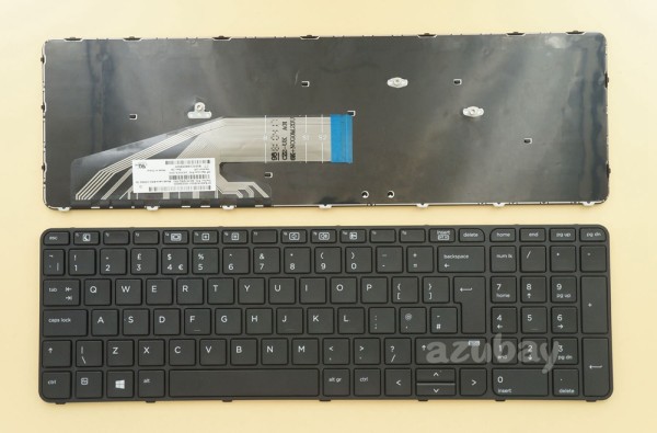 UK GB British Keyboard for HP Probook 450 G3, 455 G3, 470 G3 With Frame