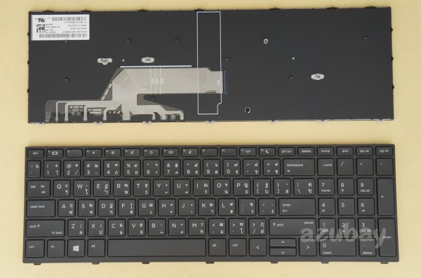 Thai TH Keyboard for HP Probook 450 G5, 455 G5, 470 G5, L01028-281, With Frame
