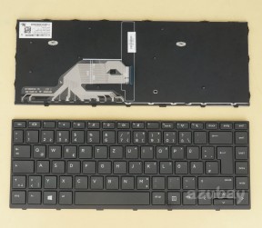 German DE QWERTZ Keyboard for Laptop HP Probook 430 G5 440 G5 445 G5 Black Frame