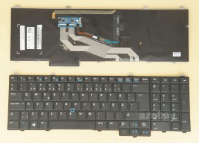 Swedish Finnish tangentbord Keyboard For Dell Latitude E5540, Backlit, with Pointer, 02HXC9