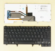 Danish Tastatur Keyboard for Dell Latitude E5420 E5430 E6220 E6230 Backlit Orange Signs