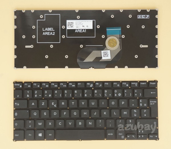 French AZERTY Français Keyboard For Dell Inspiron 11 3162 3164 3168 3169 3179 3180 Black