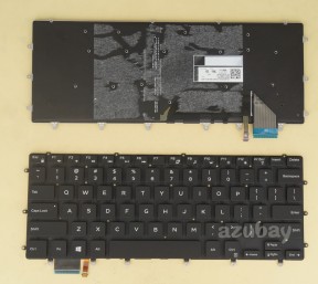 US UI English Keyboard For Laptop Dell XPS 15 7590 9550 9560 9570 Backlit, Pulled