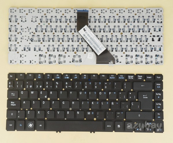 Spanish Keyboard Español Teclado For Acer aspire V5-431 V5-431G V5-431P Black, Reprint