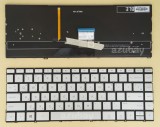 AZUBAY.COM
Korean & US Keyboard for HP Envy 13-ad 13-ad000, Backlit, Silver