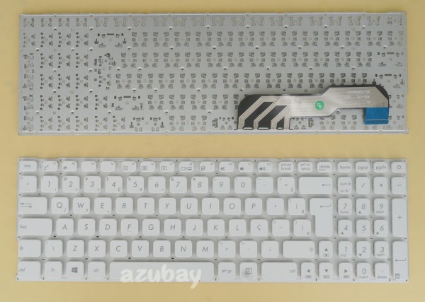 BR Portuguese Teclado Keyboard For Asus R541NA R541S R541SA R541SC White