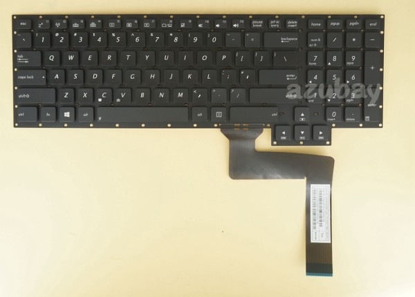 US UI English Keyboard for ASUS G750 G750J G750JH G750JM G750JS Black