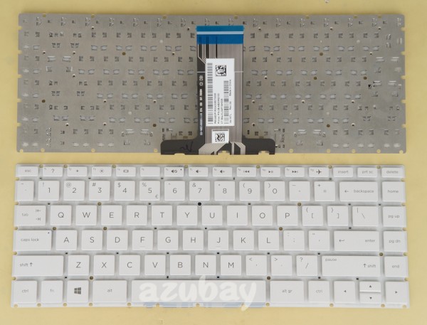 US UI English Keyboard for HP Pavilion x360 14-ba034tu 14-ba034tx 14-ba035tu White