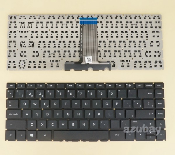 Spanish Keyboard SP Español Teclado for HP Pavilion 14-bf000 14-bf000ns 14-bf002ns Black