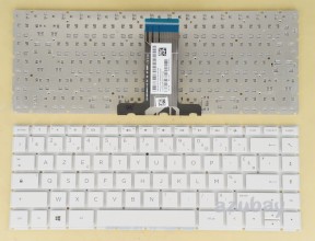 French Keyboard AZERTY Français Clavier for HP Pavilion 14-bk000 14-bk100 14-bk001nf White