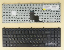 Russian Клавиатура Keyboard For Clevo W251HU W251HUQ W251NHQ-C Black with Frame