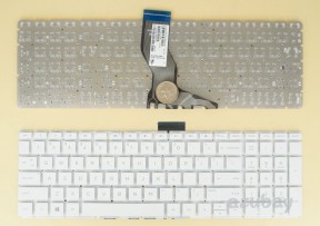 US UI English Keyboard for HP Home 15-bp000 15t-bp000 15-bp100 15m-bp100 White