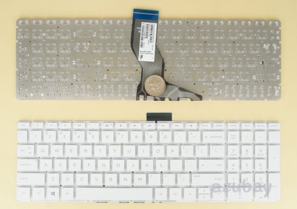 US UI English Keyboard for HP 15q-bu000 15q-bu100 15-bw000 15z-bw000 15-bw500 White