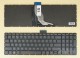 US UI English Keyboard for HP 15-bs507tu 15-bs507tx 15-bs508tu 15-bs508tx Backlit, Gray Black