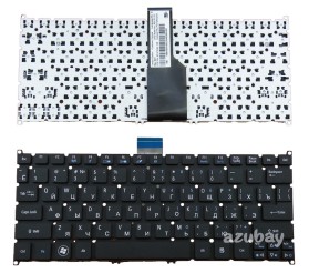 Russian RU Keyboard русский Клавиатура for ACER Ultrabook Aspire V5-121 V5-131 V5-171 S5-391 S3-391 S3-951 S3-371 MS2346 S3-331 V5-123, Aspire One 756 725, TravelMate B113-E B113-M, Black