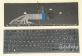 azubay.com
Norwegian Keyboard Norsk NW NO Tastatur for HP Zbook 15 G3, 17 G3 With Pointer, Grey Frame Black Key, Backlit