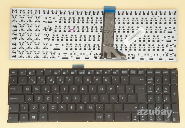 Portuguese Keyboard for Asus K555L K555LA K555LB K555LD K555LJ K555LN Black