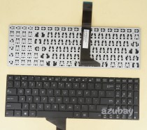 US UI English Keyboard for ASUS R505J R505JD R510C R510CA R510CC R510D R510DP R510E R510EA R510J R510JD R510JK R510L R510LA R510LB R510LC R510LD R510LN R510V R510VB R510VC R510W R510WA R510Z R510ZA R510ZE R513C R513CL R513E, Black