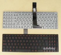 Latin Spanish Keyboard LAS Teclado for Asus X550WE X550Z X550ZA X552C Black Red letters
