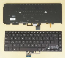 UK GB British Keyboard for ASUS ZenBook Pro UX530UQ UX530UX Bronze, Backlit