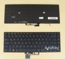 Latin Spanish Keyboard LAS Teclado for ASUS ZenBook Pro 15 UX580GD UX580GE, Dark Blue, Backlit