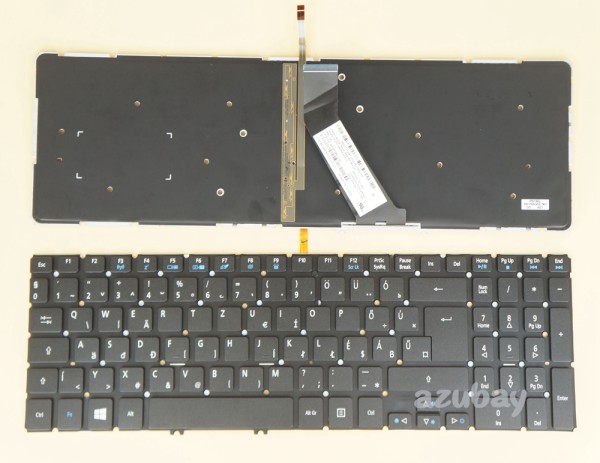 Hungarian Billentyűzet Keyboard for Acer Aspire V 15 Nitro VN7-571 VN7-571G White Backlight