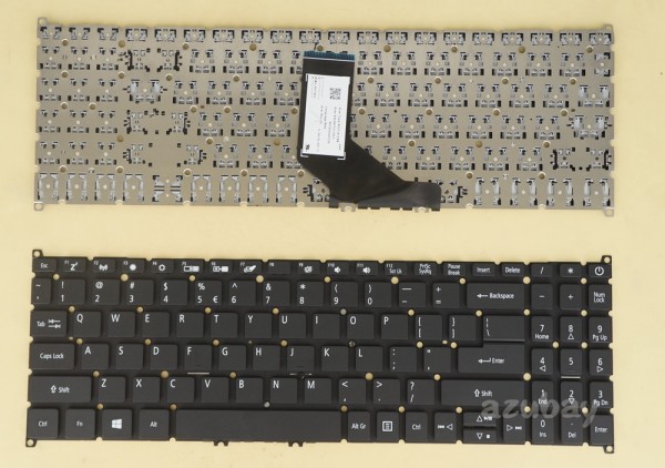 US UI English Keyboard for Acer SV5T-A72SB, NSK-RL1SW 1D, NKI15170C5 Black