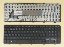 Spanish Keyboard Español Teclado for Laptop HP Probook 450 G0, 450 G1 Black with Frame