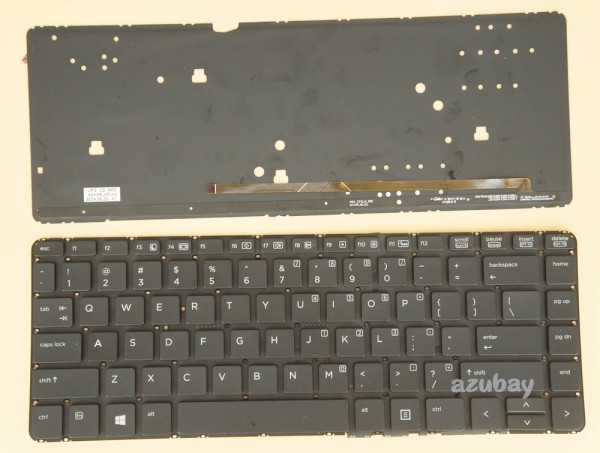 US UI English Keyboard For Laptop HP Probook 440 G2, 445 G2 Backlit, Black without Frame