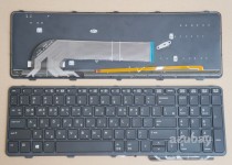 Korean KR Keyboard for Laptop HP Probook 650 G1, 655 G1, with Backlit and Black Frame