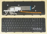 Azubay.com Taiwanese Chinese Keyboard 筆記本鍵盤 for Laptop HP Probook 650 G1, 655 G1, with Backlit and Black Frame