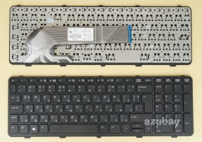 Bulgarian Keyboard BG Българска клавиатура for Laptop HP Probook 650 G1, 655 G1, with Black Frame