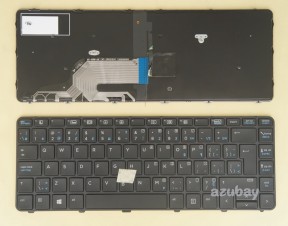 Canadian CF CA Keyboard for Laptop HP Probook 640 G2, 645 G2, 640 G3, 645 G3 with Backlit and Pointer