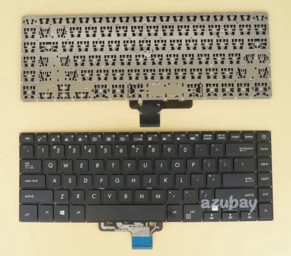 US UI English Keyboard for ASUS VivoBook 15 X510UA X510UF X510UN X510UQ X510UR X510QA, S15 S510UA S510UF S510UN S510UQ S510UR, F510UA F510UF R520UA, Black