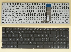 Scandinavian Nordic Danish Norwegian Swedish Finnish Keyboard Dansk tastatur Norsk tastatur Suomi näppäimistö Svensk tangentbord for Asus A556U A556UA A556UB A556UF A556UJ A556UR A556UV A756U A756UA A756UB A756UJ A756UX D756UA D756UX F556U F556UA F556UB F556UF F556UQ X556U X556UA X556UB X556UF X556UJ X556UQ X556UR X556UV X756U X756UA X756UB X756UJ X756UQ X756UV X756UW X756UX, Black