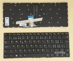 Swiss German Keyboard CH SW QWERTZ Schweiz Tastatur for Lenovo Ideapad 310s-14ast 310s-14ikb 310s-14isk 510s-14ikb 510s-14isk, Yoga 510-14AST 510-14IKB 510-14ISK, Flex 4-1435 4-1470 4-1480, Black, Backlit