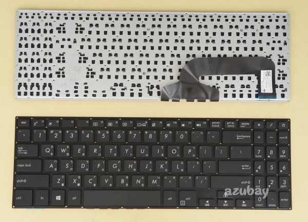 Taiwanese Chinese Keyboard for Asus Vivobook X507 X507MA X507UA X507UB, Black