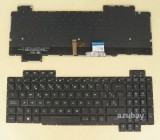 AZUBAY.COM Spanish Keyboard Español Teclado for ASUS ROG Strix SCAR Edition GL703GS GL703GM, RGB Backlight, Black