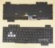German DE QWERTZ Keyboard for Asus ROG Strix SCAR II GL704GM GL704GV RGB Backlight, Black