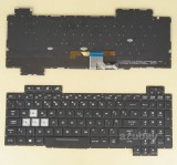 AZUBAY.COM UK GB British Keyboard for Asus ROG Strix SCAR II GL704GM GL704GV GL704GW, with RGB Backlight, Black