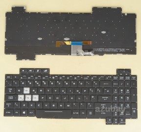UK GB British Keyboard for Asus ROG Strix SCAR II GL704GM GL704GV RGB Backlight, Black