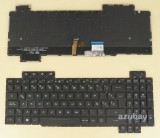 AZUBAY.COM Latin Spanish Keyboard LAS Teclado for ASUS ROG Strix SCAR Edition GL703GS GL703GM, RGB Backlight, Black