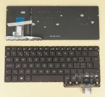 Swiss QWERTZ Tastatur Keyboard For Laptop ASUS ZenBook UX330CA Backlit, Black