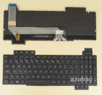 Portuguese Keyboard for ASUS ROG Strix SCAR Edition GL503VD GL503VM RGB Backlight, Black